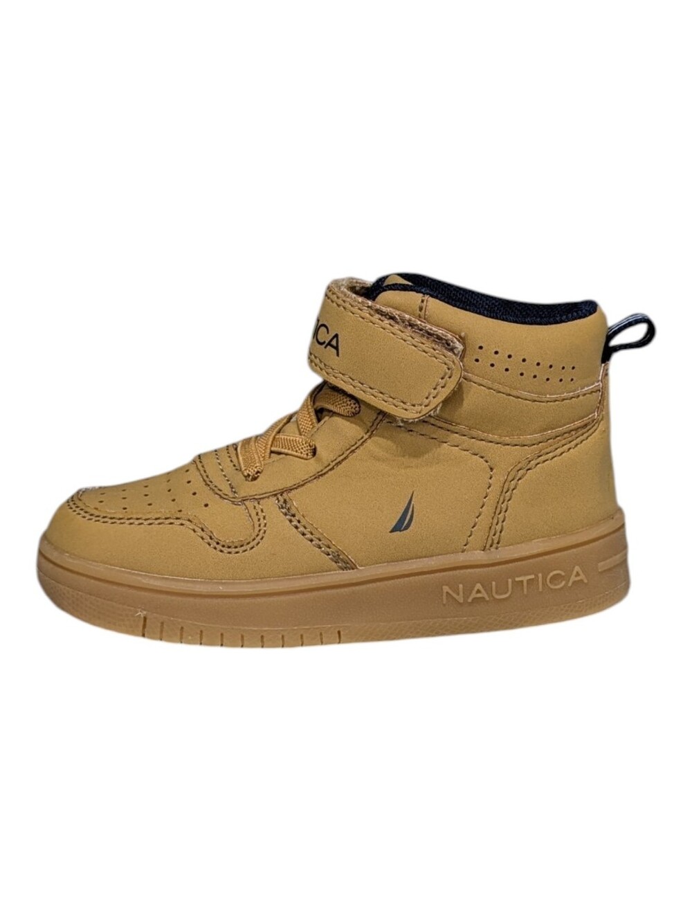 Nautica Kids Oakford Brown Tan Ankle Boots High Top Sneaker Toddler Boy Size 8; - Picture 10 of 10